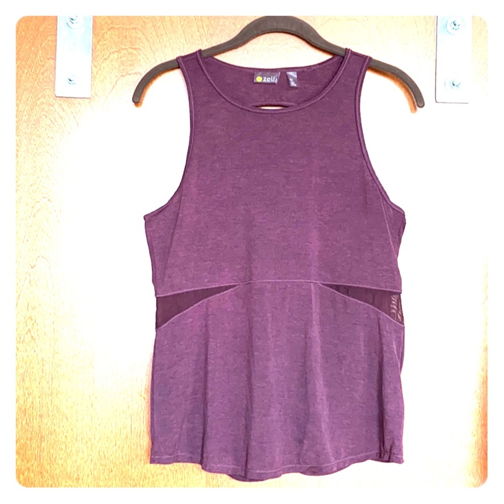 Zella mesh cut out exercise top